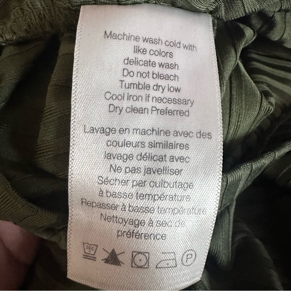 Veronica Beard Mobler Tank in Army Green Sz Large - Picture 12 of 13